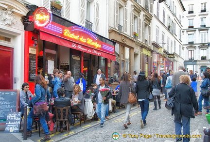 Le Bistrot des Martyrs, Rue des Martyrs